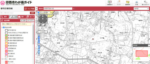 印西市における「田園住居地域」は？！